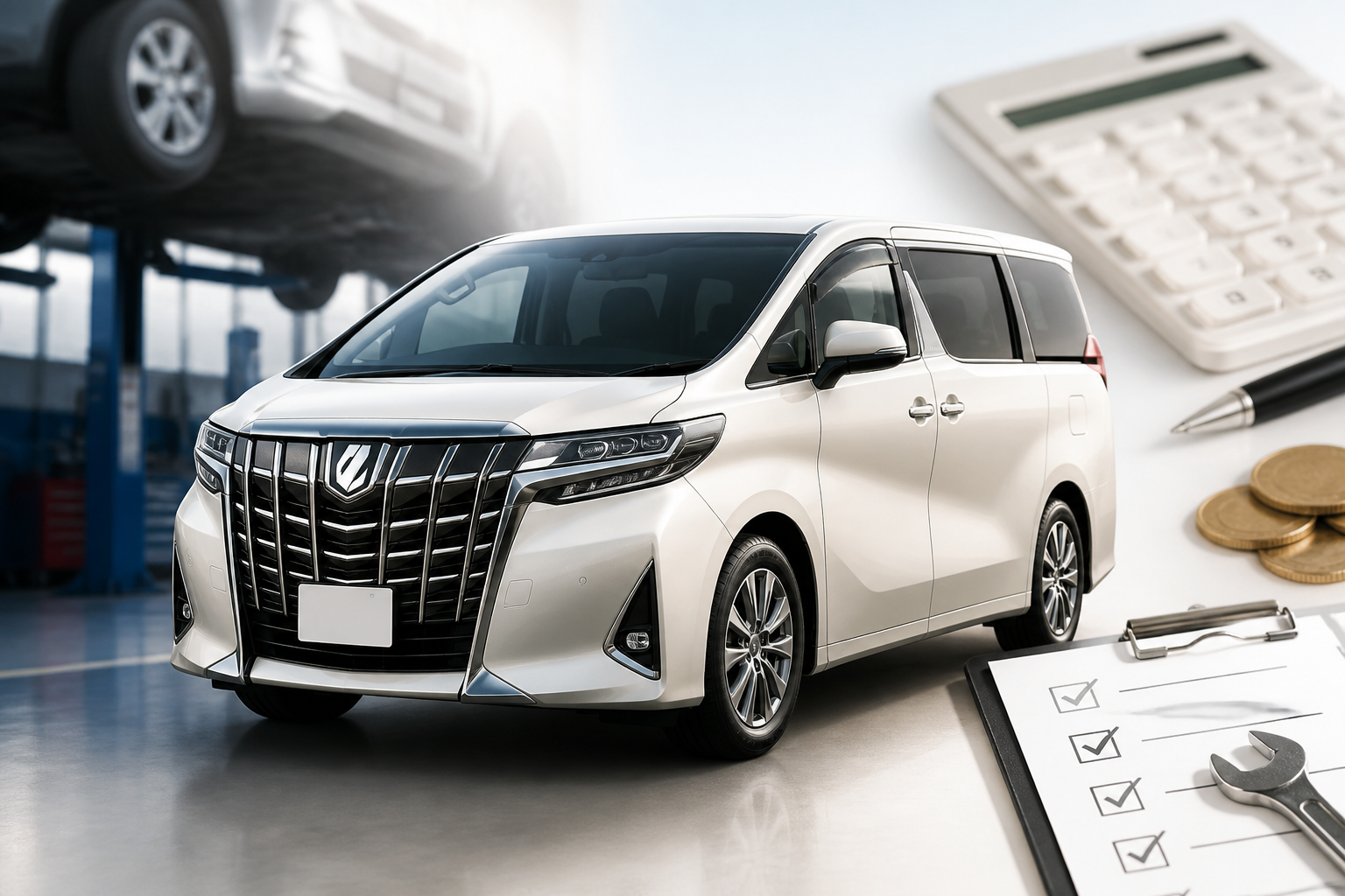 アルファードの車検費用はいくら?初回・2回目以降の目安を紹介